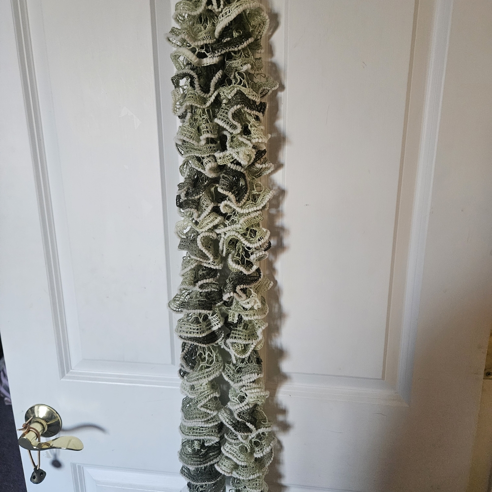 Festive Green Scarf